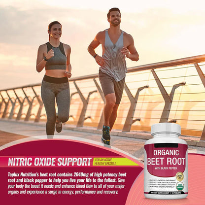 Organic Beet Root Powder Tablets - 2040mg